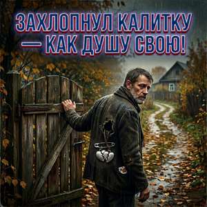 ЗАХЛОПНУЛ КАЛИТКУ - КАК ДУШУ СВОЮ!