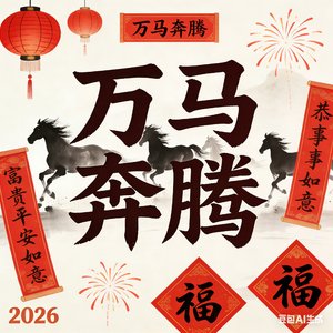 万马奔腾过新年