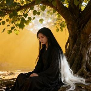菩提树下 青丝变白头
