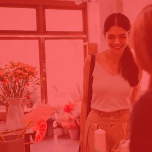 柔和的购物中心时刻