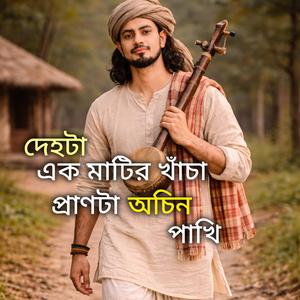দেহটা এক মাটির খাঁচা প্রাণটা অচিন পাখি