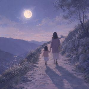 Moonlit Mountain Path