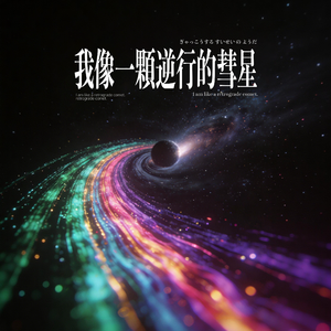 我像一颗逆行的彗星