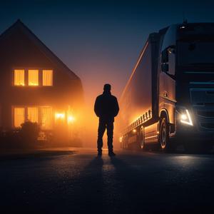 Truckers have 2 families