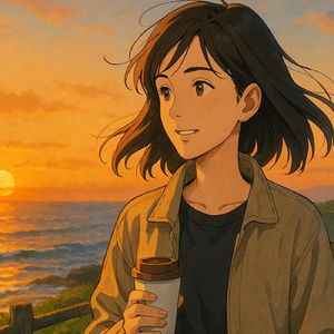 空と海の狭間 - 夕風と灯の径