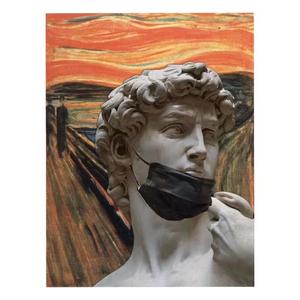 把口罩戴到下巴上