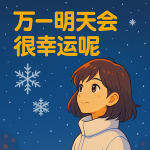 万一明天会很幸运呢