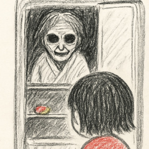 冷蔵庫の中の、おばあちゃん