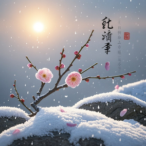当梅花离别雪花