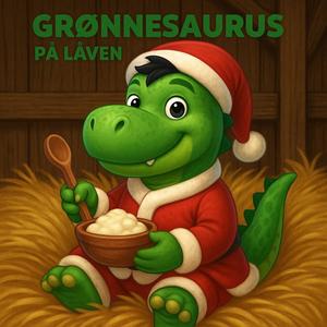 Grønnesaurus på låven
