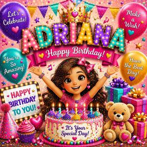 Happy Birthday Adriana
