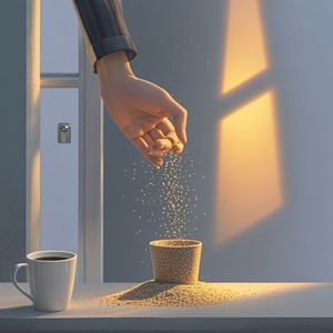 沙粒握太紧