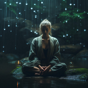 Las Hojas Húmedas Susurran Tranquilidad