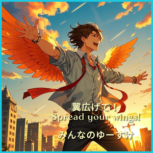 翼広げて！