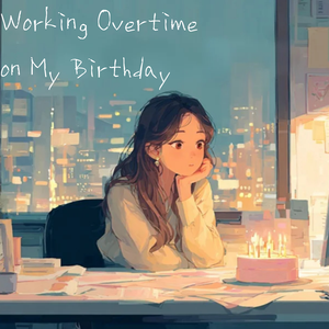 誕生日の夜に残業なんて
