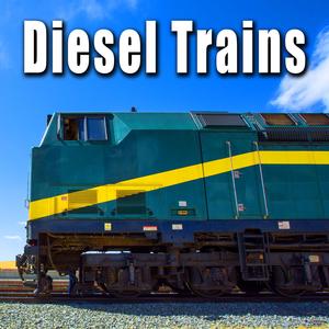 Small Diesel Passenger Train Passes by at Fast Speed from Front Engine Perspective