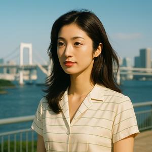 ガラスのサイドテーブル