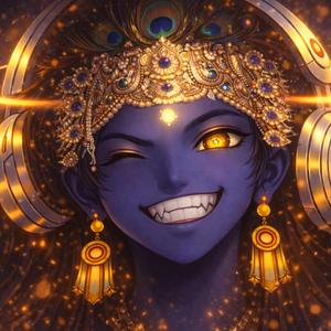 सभामध्ये कृष्णस्य स्मितम्