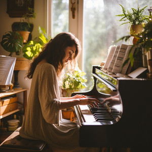 Melodía Del Pensamiento Estable Del Piano