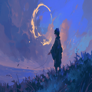 月の糸を掴んだ子