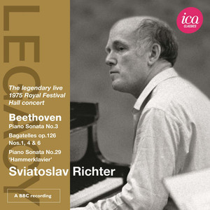 Piano Sonata No. 29 in B-Flat Major, Op. 106 "Hammerklavier": III. Adagio sostenuto, appassionato e con molto sentimento (Live at Royal Festival Hall, 1975)