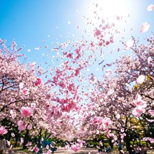 桜吹雪のきらり