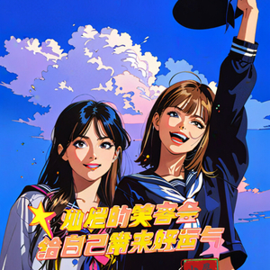 灿烂的笑容给自己带来好运气