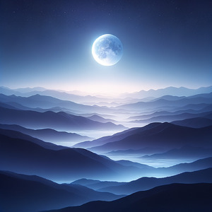 月明かりの静寂