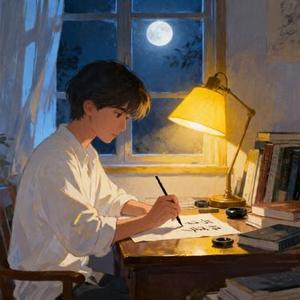 静夜里书写生命