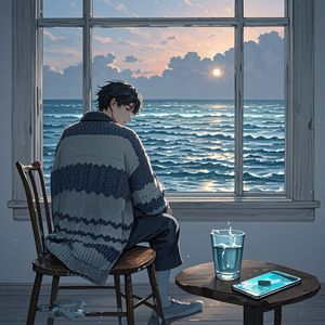 寂静的海-熊啾啾