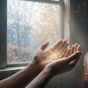 空っぽの手のひらに降りる光