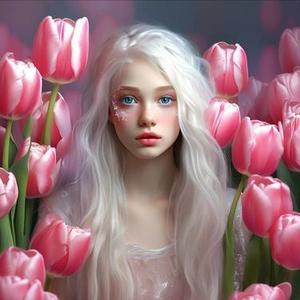 山の花が鮮やかに咲く