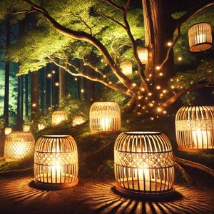 冬夜に舞う光