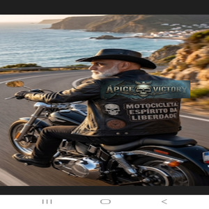 Motocicleta espírito da liberdade