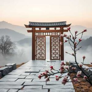 东川驿路的梅花