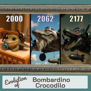 Evolution of Bombardino Crocodilo
