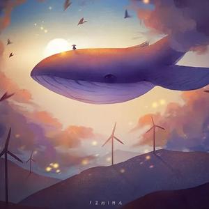 羊群在暮色中徘徊