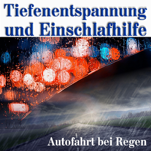 Autofahrt im Regen gegen Tinnitusgeräusche