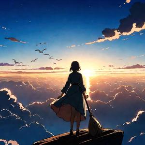 青い空に飛び立つ夢の翼