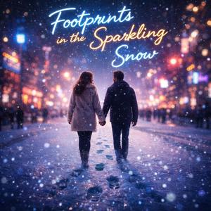 Footprints in the Sparkling Snow