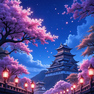 夜桜