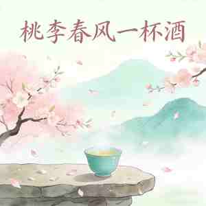 桃李春风酒一杯