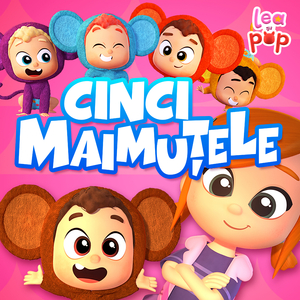 Cinci maimuțele - Cântece copii Lea și Pop