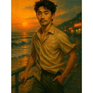 「風と海」(Wind and Sea) by Elvorin