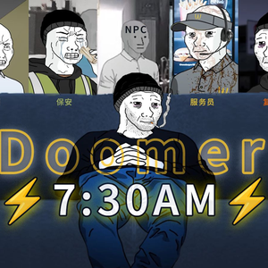 doomer：我在凌晨2点睡觉7：30准时起
