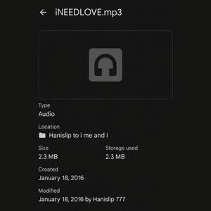 I NEED LOVE (feat. KHAED)