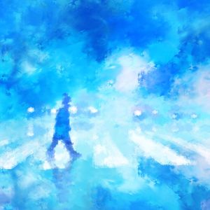 雨、街の明かり