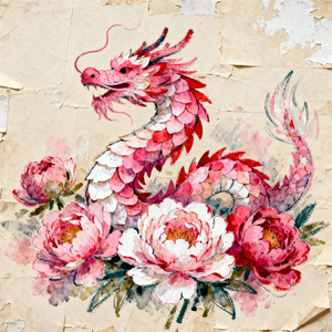 華の龍よ艶やかに