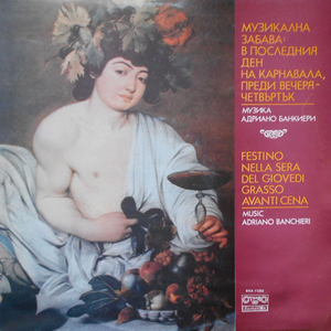 Festino nella sera del giovedì grasso avanti cena, Op. 18: No. 11. Capricciata a tre voci