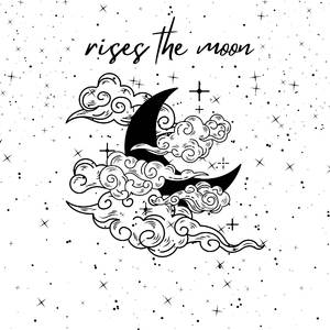 rises the moon